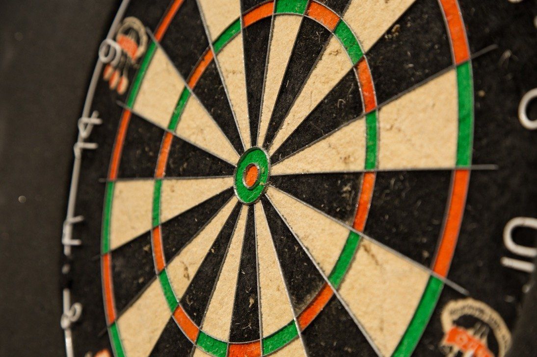 A dartboard at Eastside